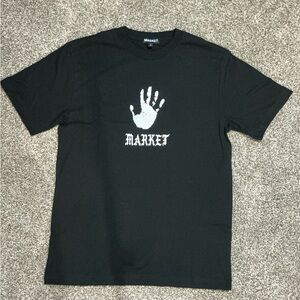 Market Black Graphic T-Shirt Med New